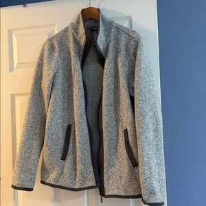 Lululemon Womens Its Fleecing Cold Full Zip Jacket Heathered Gray Size 12